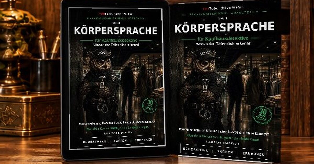 Körpersprache für Kaufhausdetektive – Heft Nr. 1